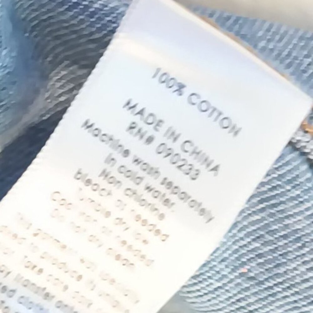 Pac Sun Womens π Cute Denim Front + Back Colorblock Mini Skater Jean Skirt π - Picture 3 of 5